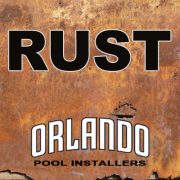 Above Ground Pool Rust Top Rail Ledge
